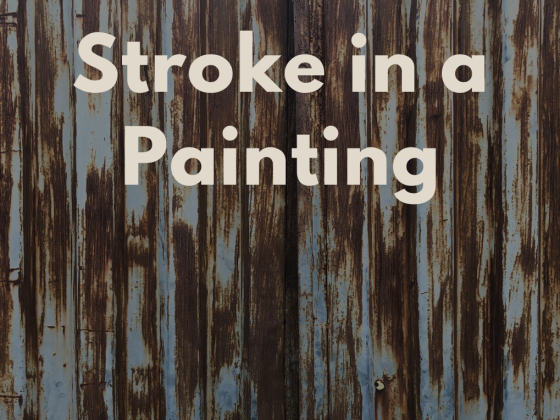 Stroke in a Painting